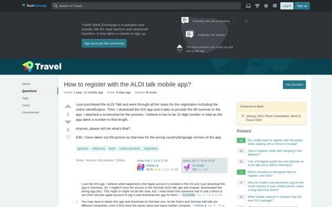 How to register with the ALDI talk mobile app? - Travel Stack ...