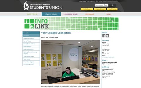 Locations - University of Alberta Students' Union