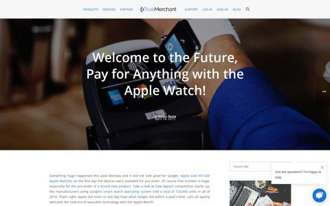 Welcome to the Future, Pay for Anything with the Apple Watch