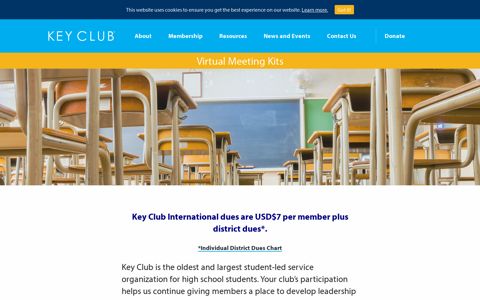 Dues & Reporting - Key Club