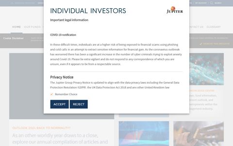 Individual Investors - Jupiter Asset Management