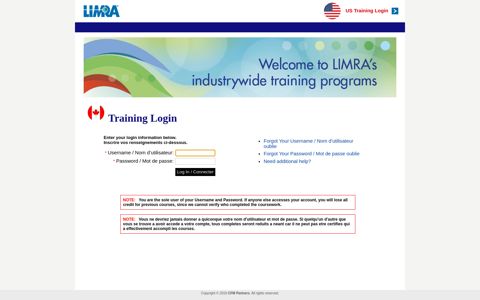 Training Login - Limra.com