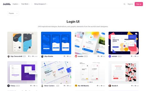 Login UI designs, themes, templates and downloadable ...