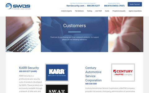 Customers | SWDS