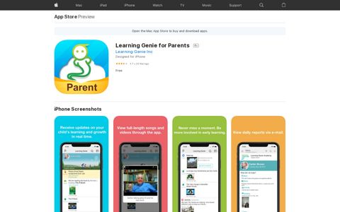 ‎Learning Genie for Parents on the App Store