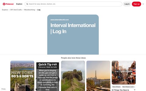Interval International | Log In | Intervals, Login page - Pinterest