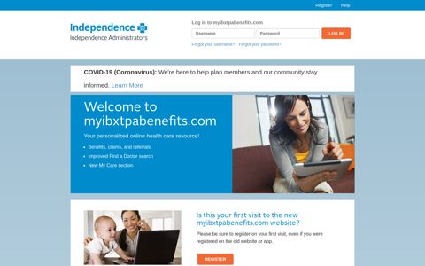 myibxtpabenefits.com Login Page | Independence ...