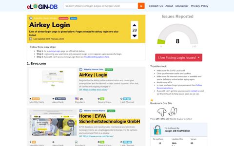 Airkey Login - A database full of login pages from all over the ...