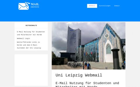 Webmail Uni Leipzig (Horde) - Maildienste