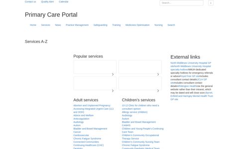 Services | Primary Care Portal - Haringey CCG