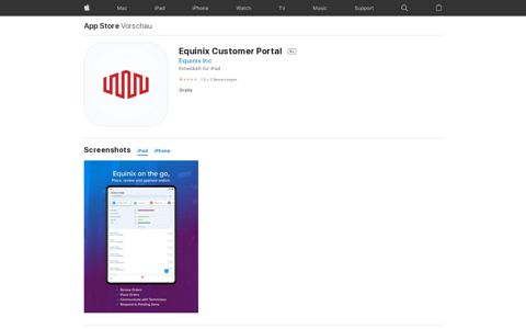 ‎Equinix Customer Portal im App Store - Apple