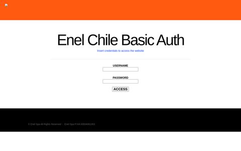 ENEL CHILE BASIC LOGIN