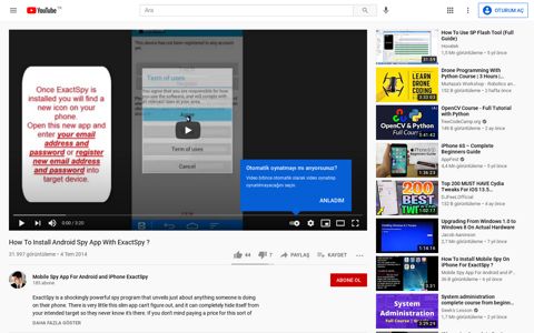 How To Install Android Spy App With ExactSpy - YouTube