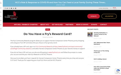 Do You Have a Fry's Reward Card?