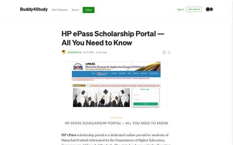 HP ePass Scholarship Portal — All You Need to Know | by ...