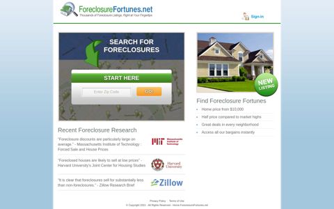 foreclosurefortunes.net