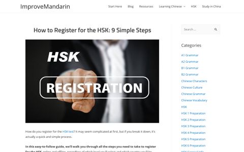 How to Register for the HSK: 9 Simple Steps - ImproveMandarin