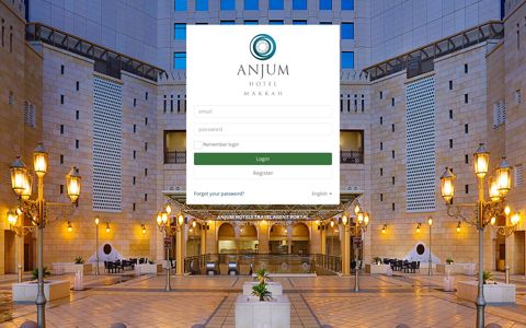 Anjum Hotels Travel Agent Portal | Log in