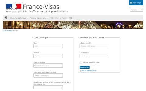 Mon compte - France-Visas