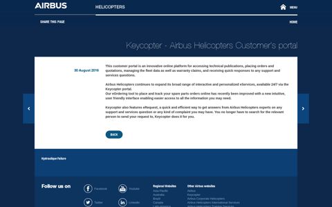 Keycopter - Airbus Helicopters Customer's portal