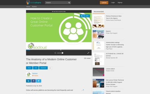 The Anatomy of a Modern Online Customer or Member Portal