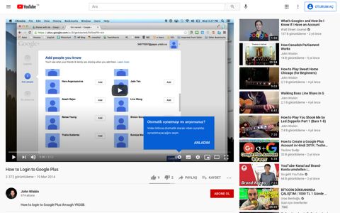 How to Login to Google Plus - YouTube