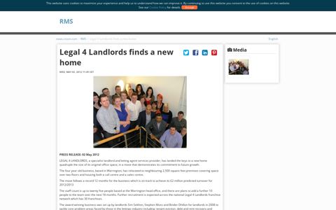 Legal 4 Landlords finds a new home - RMS - Cision
