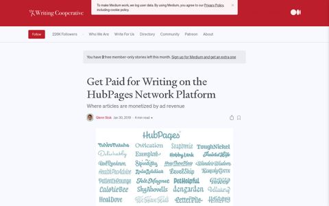 Get Paid for Writing on the HubPages Network Platform | by ...
