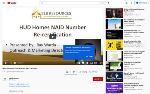 NAID Renewal HUD Homes NAID Number - YouTube