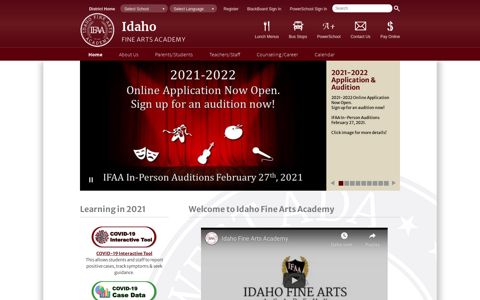 Idaho Fine Arts Academy / Homepage - West Ada School District