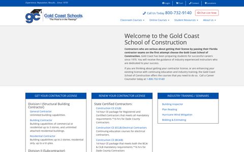 Florida's Leading Contractor License Program - Gold Coast ...