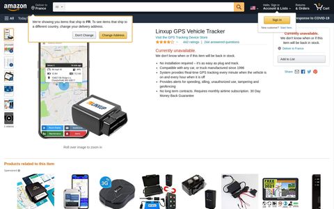 Linxup GPS Vehicle Tracker - Amazon.com