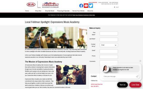 Best Music School: Expressions Music Academy | Feldman ...