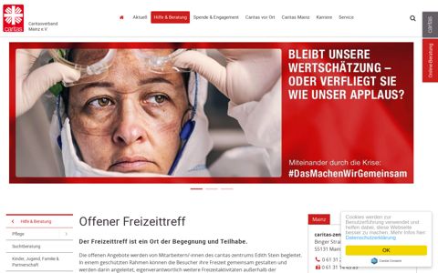 Offener Freizeittreff - Caritasverband Mainz e.V.