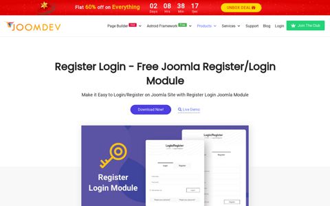Register Login - JoomDev