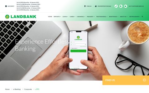 eTPS - Land Bank of the Philippines | e-Banking