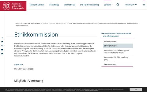 Ethikkommission - TU Braunschweig