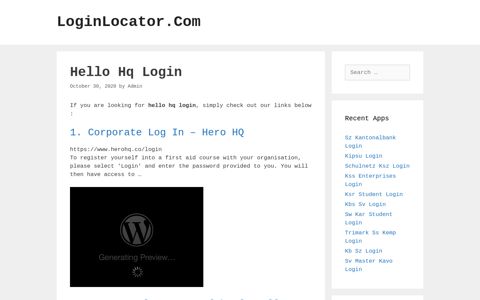 Hello Hq Login - LoginLocator.Com