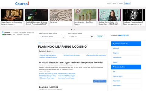 Flamingo Learning Logging - 12/2020 - Coursef.com