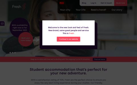 Fresh Student Living: Student Accommodation | Student Rooms