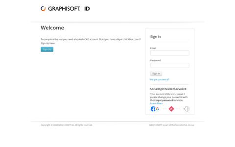 GraphisoftID > Login - Graphisoft Education Portal