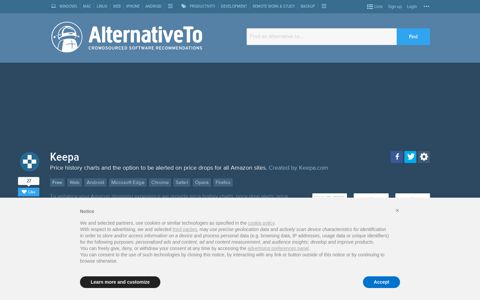 Keepa Alternatives and Similar Software - AlternativeTo.net
