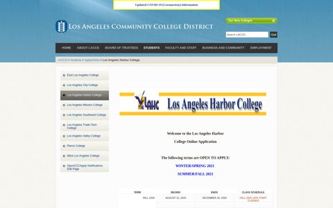 Los Angeles Harbor College - LACCD