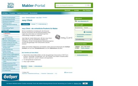 Easy Client | Gothaer Makler-Portal