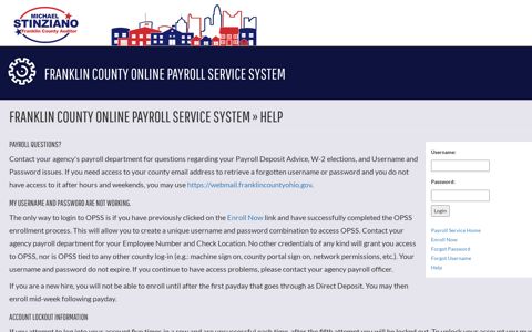 Help - Franklin County Payroll Advice