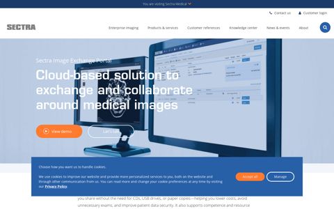 Sectra Image Exchange Portal | Sectra Medical