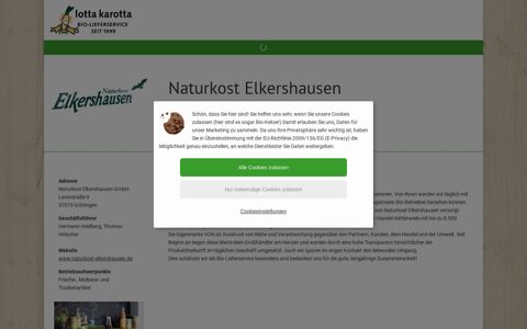 Steckbrief Naturkost Elkershausen - Lotta Karotta