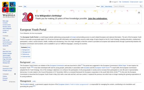 European Youth Portal - Wikipedia