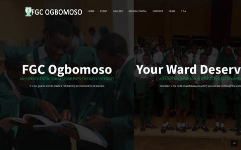 Federal Governement College, Ogbomoso | School Website