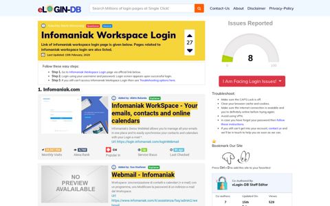 Infomaniak Workspace Login